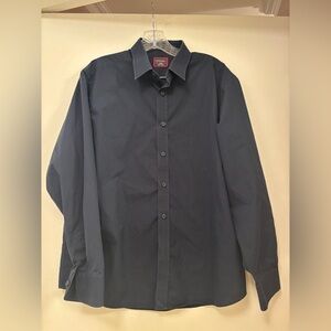 Untuckit Men's Navy Blue button down shirt large